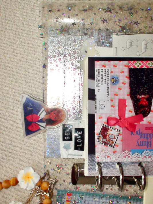 retro gyaru jenny doll journal clip