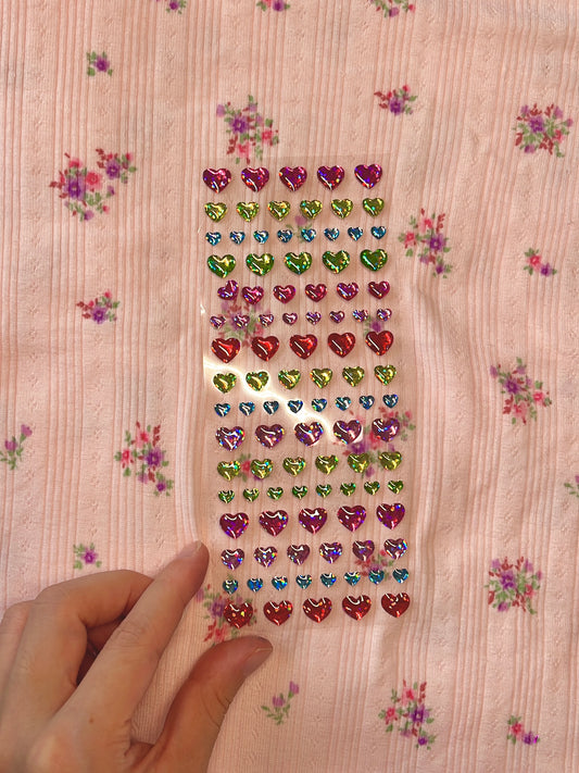♡ heart stickers