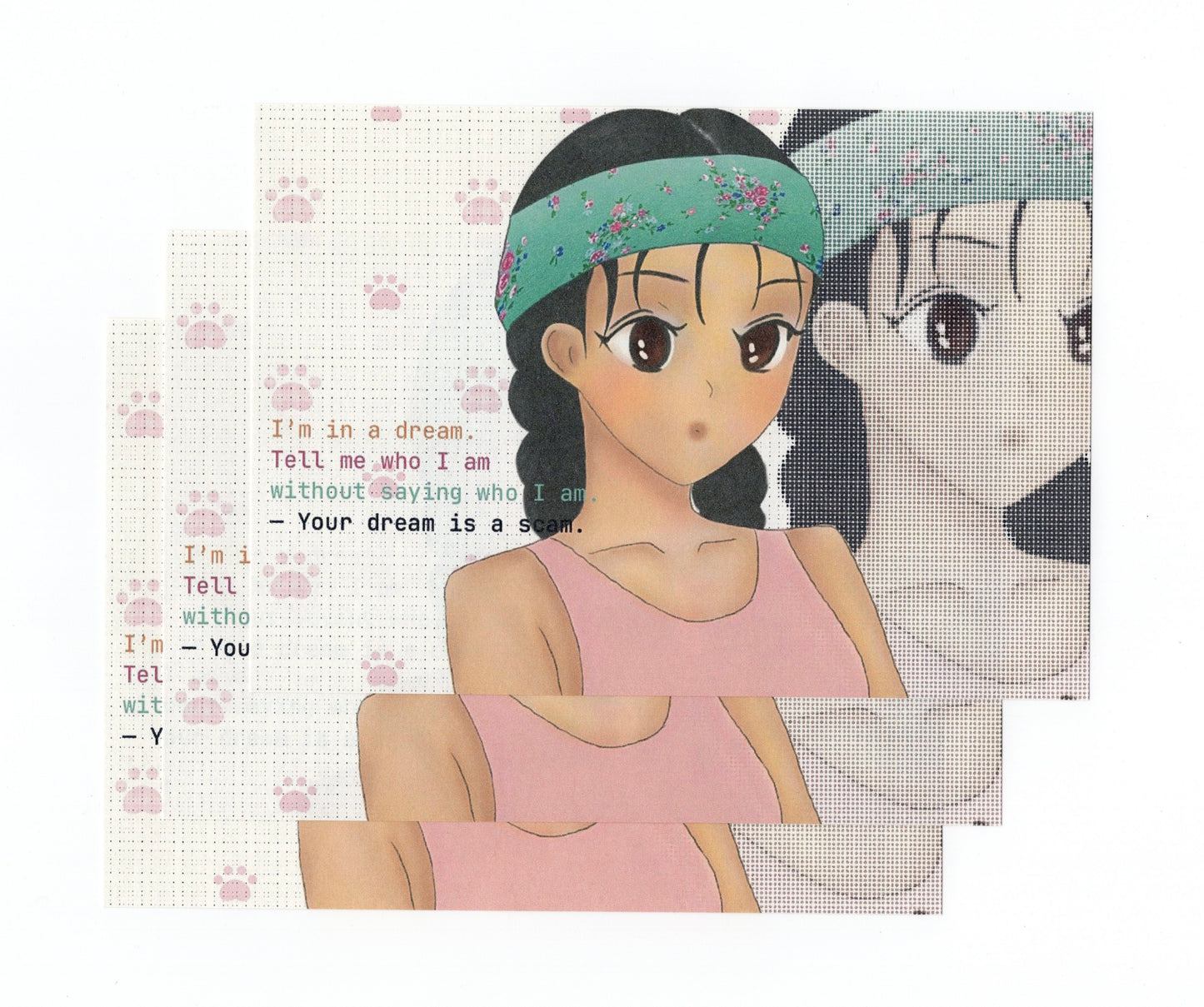 A6 notebook paper {dreamscape}