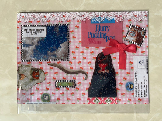 collage postcard print {Cairo Airport}