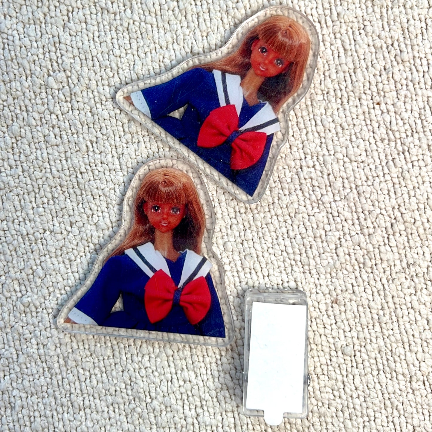 retro gyaru jenny doll journal clip