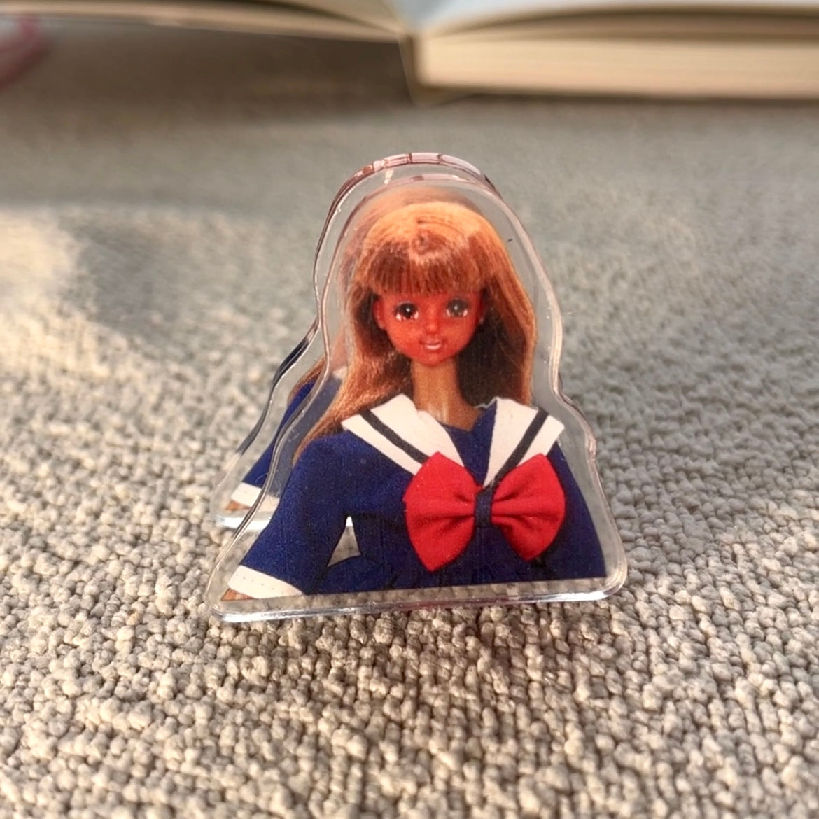 retro gyaru jenny doll journal clip