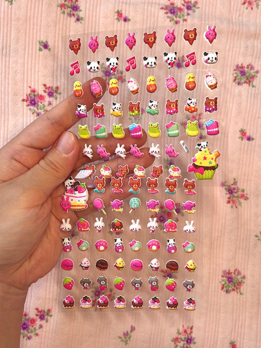 ♡ puffy little stickers