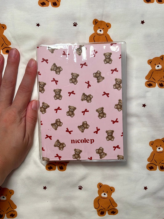 ♡ mini bear notebook