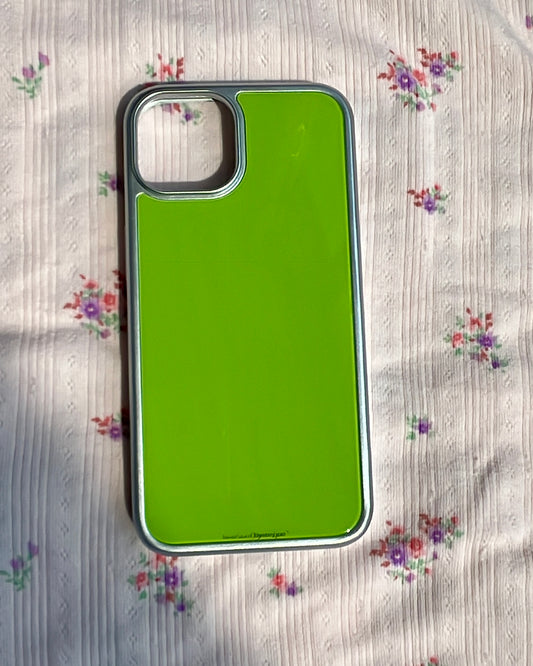 iphone case - neon green