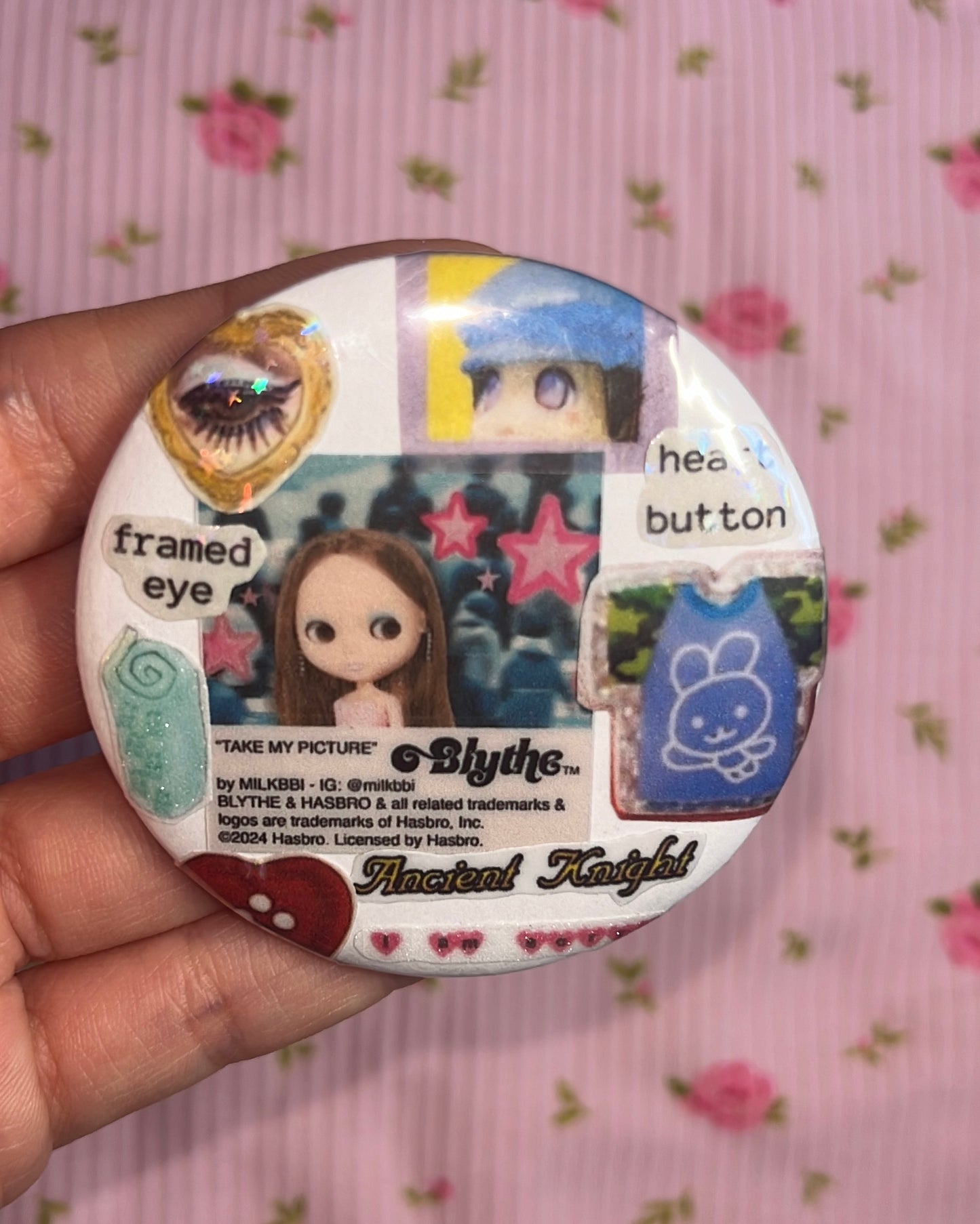 handmade collage badges | 𝑅𝑒𝓉𝓇𝑜 𝑔𝒾𝓇𝓁𝒽𝑜𝑜𝒹